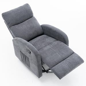 Современное ручное кресло вращающееся кресло-качалка Многофункциональная Мебель для дивана льняная обивка деревянная рама Складная Вращающаяся - Product Image 5