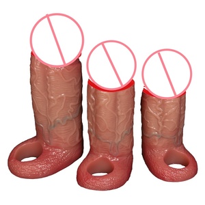 <span class=keywords><strong>Préservatif</strong></span> pour hommes. Un pénis en silicone qui augmente en taille et en épaisseur. Un jouet sexuel transfrontalier populaire et très vendu. - Product Image 1