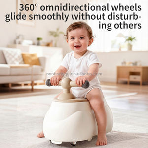 Mobil Mainan Anak VSUCH ToddlerPeanut Usia 1-3 Tahun, Skuter Roda Empat Plastik, Mainan Tunggang Kartun, Mobil Putar Anak, Mobil Ayun Bayi - Product Image 4