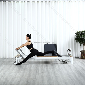 Suministro de fábrica Uso <span class=keywords><strong>general</strong></span> Máquina de reformadores de aluminio blanco Pilates Core Bed Pilates Equipment - Product Image 5