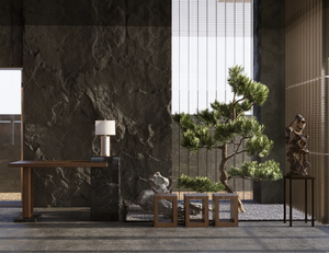 Diseño de Interiores de Restaurante Japonés de Lujo y Equipamiento Personalizado para Barra de Sushi, Solución de Muebles Modernos Estilo Wabi Sabi Izakaya - Product Image 5