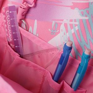 Sac à dos multifonctionnel rose, ensemble de 3 sacs à dos, sac d'école <span class=keywords><strong>pour</strong></span> étudiants, sac de voyage, sacs d'école <span class=keywords><strong>pour</strong></span> jeunes, avec sac à chaussures à cordon, trousse de toilette - Product Image 4