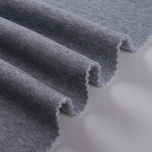 Super suave de punto <span class=keywords><strong>gris</strong></span> hilado <span class=keywords><strong>color</strong></span> mezcla de terry tela de lana para La Sudadera con capucha - Product Image 3