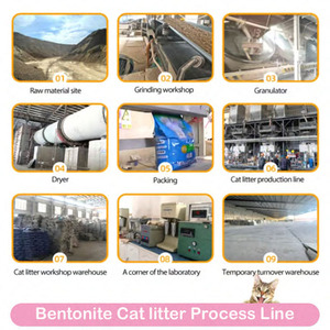 Lettiera per Gatti in Bentonite a Basso Contenuto di Polvere e Forte Agglomerazione, Vendita all'Ingrosso dalla Fabbrica - Product Image 5