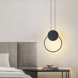 Luces colgantes <span class=keywords><strong>LED</strong></span> modernas, color blanco/negro, blanco cálido, decoración del hogar, lámparas colgantes para sala de estar, dormitorio, <span class=keywords><strong>cocina</strong></span>, comedor, iluminación - Product Image 3