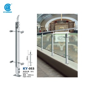 Pasamanos <span class=keywords><strong>tubular</strong></span> <span class=keywords><strong>de</strong></span> <span class=keywords><strong>acero</strong></span> <span class=keywords><strong>inoxidable</strong></span> KEYI, diseño <span class=keywords><strong>de</strong></span> barandilla <span class=keywords><strong>de</strong></span> escaleras interiores, barandilla <span class=keywords><strong>de</strong></span> balcón <span class=keywords><strong>de</strong></span> vidrio sin marco - Product Image 1