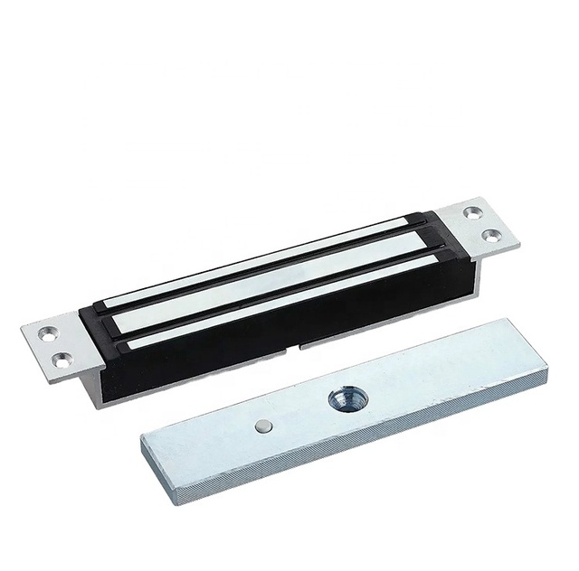 DFD DC12V Smart Electric Magnetic Door Lock Zinc Alloy 280kg Capacity Frameless Embedded for Wood Doors Power Unlock