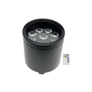 NUEVA Luz de Escenario Impermeable IP65, 9X12W LED, Alimentación por Batería, Control Remoto Inalámbrico DMX IR, Luz de Escenario <span class=keywords><strong>DJ</strong></span> RGBWA+UV CRI - Product Image 1