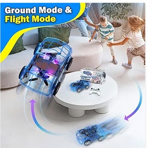 Drone RC KK, voiture mini drone RC et voiture volante, quadricoptère télécommandé avec décollage/atterrissage à une touche, lumières LED - Product Image 5