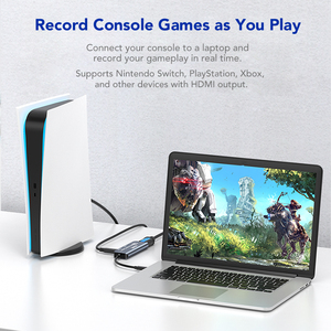 Syong New 4K <span class=keywords><strong>USB</strong></span> C HDMI Video Capture Card, Loại C Để HDMI Video Recorder Hỗ Trợ 100W Sạc Di Động Chuyển Đổi Điện Thoại VR Trong Sử Dụng - Product Image 5