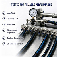 Ensemble de tuyaux de refroidissement liquide personnalisés pour serveur GPU de centre de données IA, refroidissement direct sur puce