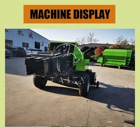 Presse à balles de paille montée sur tracteur, presse à balles d'alfalfa, machine de compression, machine d'emballage de foin d'alfalfa