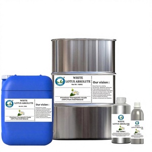 Absoluto de Loto Blanco (Nelumbo Nucifera) de Grado Cosmético, 2 KG, Absoluto Floral Natural a Granel - Para Productos de Incienso y Fabricación de Jabón - Product Image 1