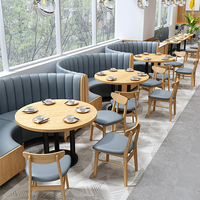 Mobilier commercial personnalisé en bois et cuir, banquettes de restaurant, canapés, tables et chaises pour cafés, restaurants et fast-foods.