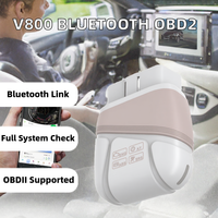 Lecteur de code OBD2 V800 complet avec application iOS/Android, données en temps réel, garantie 1 an