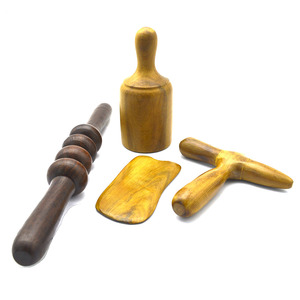 Masajeador de madera, palo de masaje de punto de rodillo de mano para fascia, celulitis, músculo, Abdomen, terapia corporal, masaje muscular - Product Image 4