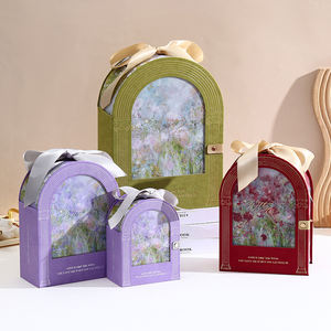 Cajas de Regalo Funcionales de Lujo para Bodas, Cajas de Regalo Personalizadas con Asa, Caja Misteriosa para Regalos de Azúcar - Product Image 5