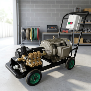 Nouvelle machine de lavage haute pression 300 bars, diesel, 3 CV, triphasée, pour usage intensif, avec pompe à engrenages électronique industrielle - Product Image 6