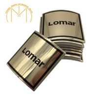 Étiquette Métallique Autocollante Personnalisée de Luxe Vintage en Aluminium, Qualité Alimentaire, pour Bouteille de Parfum, Durable, Étanche, Haute Résistance