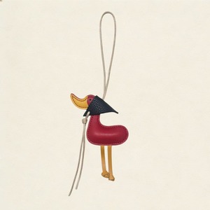 Hot Sale Duck Designer Pu Leather Key Chain Bag <b>Charm</b> Pendant High Quality Car <b>Keyring</b> Luxury Keychain - Product Image 5