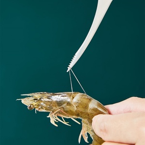 Couteau de cuisine en acier inoxydable pour nettoyer les crevettes, couteau à fil pour retirer les intestins des crevettes - Product Image 1