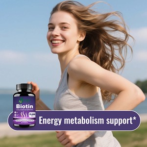 Cápsulas de Biotina de Calidad Confiable con Ácido Pantóthenico y Fósforo, Apoyo al Metabolismo Energético, Cápsulas de Vitamina B12 - Product Image 5
