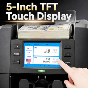 Compteur <span class=keywords><strong>de</strong></span> billets multi-devises automatique avec écran tactile TFT, trieuse <span class=keywords><strong>de</strong></span> billets Euro USD, machine <span class=keywords><strong>de</strong></span> comptage <span class=keywords><strong>de</strong></span> billets à <span class=keywords><strong>valeur</strong></span> mixte <span class=keywords><strong>2</strong></span> poches <span class=keywords><strong>2</strong></span> CIS - Product Image 5