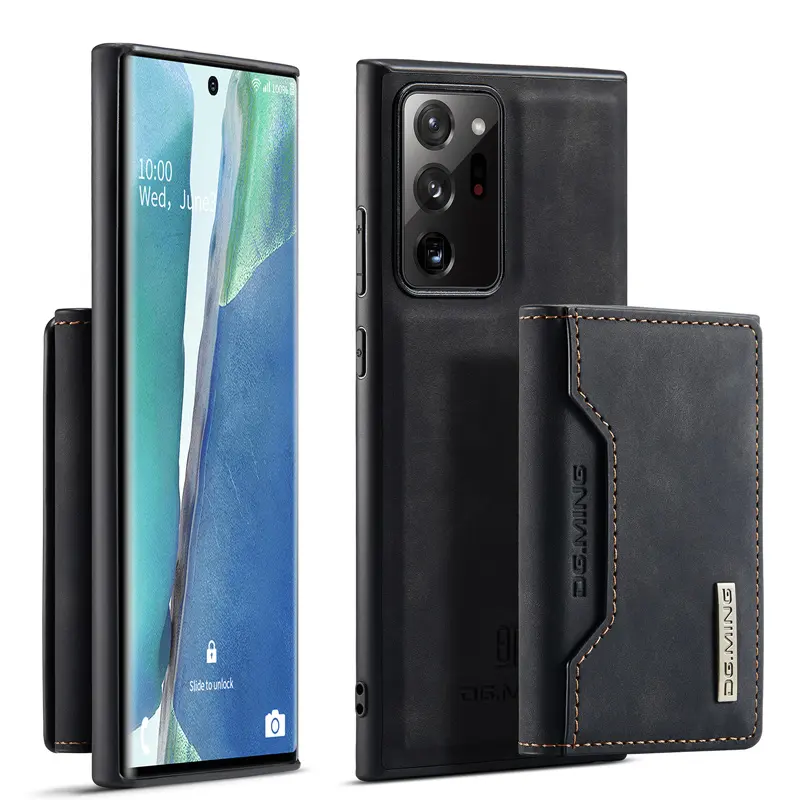 Per Samsung Note 20 Note20 Ultra Cover originale DG. MING M2 portafoglio magnetico staccabile custodia per telefono in pelle sintetica antiurto