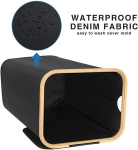 Cestas esquina cesto de lavandería plegable bolsa de almacenamiento de ropa sucia organizador de Casa <span class=keywords><strong>cesta</strong></span> al por mayor cesto de lavandería plegable con tapa - Product Image 3