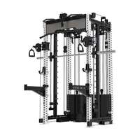 Nouvelle machine fonctionnelle intégrée de pointe avec Lat Pulldown, Low Row, Smith Cable Crosser et double colonne de poids
