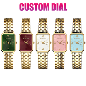 Montre pour femme à mouvement à quartz japonais Miyota, bracelet en maille, prix d'usine Chine, personnalisable - Product Image 3