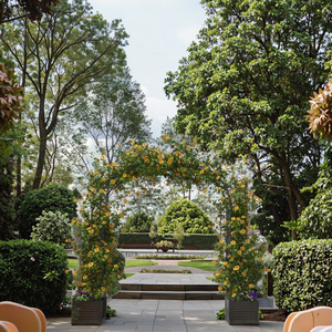 Marco de Metal de arco de boda para jardín, enrejado, cajas para macetas, plantas trepadoras, decoraciones de césped para patio trasero, versátiles para bodas - Product Image 4