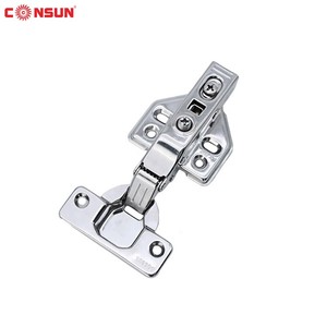Consun Furniture 3D Hinge 35 mm One Way Auto Hinges SS Stainless Steel Soft Close Concealed Hydraulic Kitchen Cabinet Hinges