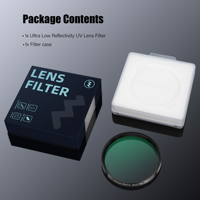 Filtres d'objectif de caméra réglables à réflectivité UV ultra-faible de 40,5-82 mm pour allées, très demandés