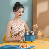 Cuisinière multifonctionnelle 1,8 L à vendre, marmite électrique, poêles électriques antiadhésives, mini cuiseur à riz électrique, appareils électroménagers intelligents