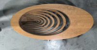 Table à thé originale en bois massif, pour salon, maison, créative