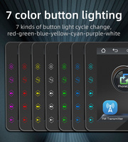 Voiture intelligente à écran tactile de 7 pouces pour lecteur DVD avec Wifi 5G Radio stéréo de voiture GM Audio FM et lecteur MP5 avec amplificateur RGB