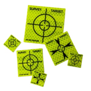 Retroreflecterende monitoringsonderzoek prismameter sticker - Product Image 1