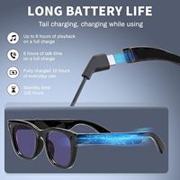 Gafas Inteligentes E06S Transfronterizas con Cámara HD de 13 Megapíxeles, Transmisión en Vivo TK, Traducción por IA, Reconocimiento de Imágenes, Captura de Fotos y Vídeos, Inalámbricas