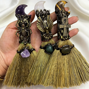 Varita Mágica de Piedras Preciosas Naturales Variadas, Diseño de Chakra, para Brujería, Decoración del Hogar, Precio al por Mayor - Product Image 3