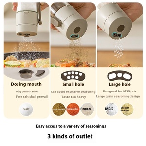 Mạnh mẽ chống ẩm chai gia vị cho nhà bếp kiểm soát định lượng muối mononatri glutamate hộp thảo mộc gia vị công cụ - Product Image 2