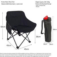 Chaise pliante de camping portable, chaise lune de loisirs d'extérieur en tissu Oxford, mobilier d'extérieur pour le camping, les marchés nocturnes et la maison