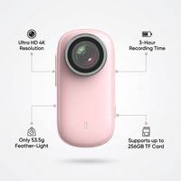 Cámara de Acción Portátil Ultra Definición, Cámara de Video Giratoria para Motocicleta, Mini Cámara Magnética 4K para Vlogging