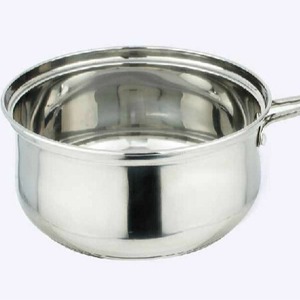 Cacerola Moguipai de acero inoxidable con una sola asa de 1.5L con tapa de vidrio para cocinar leche y fideos - Product Image 3