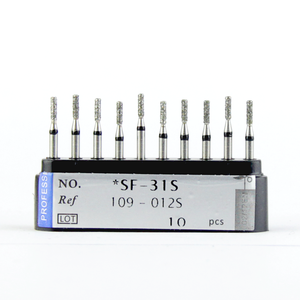 Kim cương bọc 1.6mm Shank cuối phẳng xi lanh nha khoa BUR cho Nha Khoa tay khoan tốc độ cao thiết bị Trị liệu bằng miệng & phụ kiện - Product Image 6