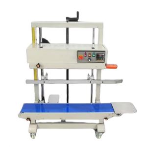 Machine de scellage verticale automatique continue en acier inoxydable pour grandes pochettes, emballage alimentaire, film plastique et feuille d'aluminium - Product Image 4