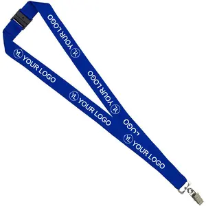 Cordão de pescoço personalizado, cordão de poliéster com design personalizado, id, cordão, cordão, vazio