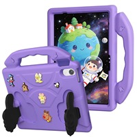 Étui portable antichoc pour enfants en EVA, coque de tablette personnalisée avec breloques 3D amovibles pour Samsung Galaxy Tab A9 A11Plus