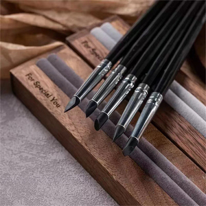 Juego <span class=keywords><strong>de</strong></span> Pinceles <span class=keywords><strong>de</strong></span> Silicona Premium Personalizables <span class=keywords><strong>para</strong></span> Decoración <span class=keywords><strong>de</strong></span> Uñas, 5 Formas <span class=keywords><strong>para</strong></span> Esculpir Uñas, Efecto Degradado y Arte <span class=keywords><strong>de</strong></span> Uñas en 3D - Product Image 2