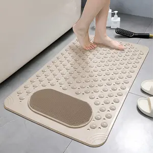 Không thấm nước chống trượt bồn tắm Mat Non-Slip PVC Tắm Mat phòng tắm Mat hộ gia đình cống hút pad với Grip hút ly